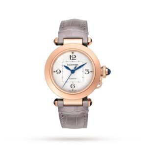 Pasha de Cartier Watch 35mm, Automatic Movement, Rose Gold, 2 Interchangeable Leather Straps