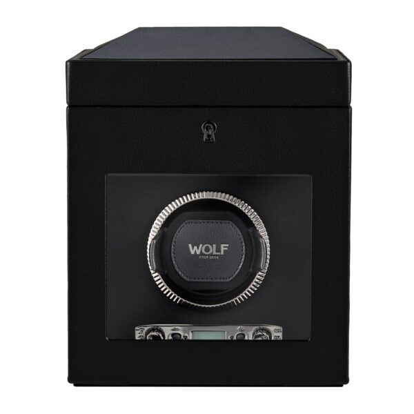 Single Watch Winder With Storage - British Racing Black Collection