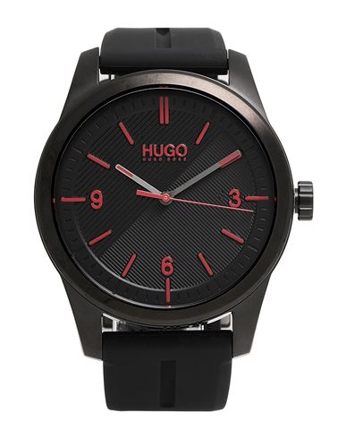 Hugo Hugo Boss #create Watch Man Wrist watch Black Size - Silicone, Stainless Steel